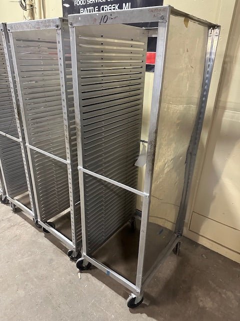 Seco Products NSF Aluminum Mobile Bakery Racks Lot of 4