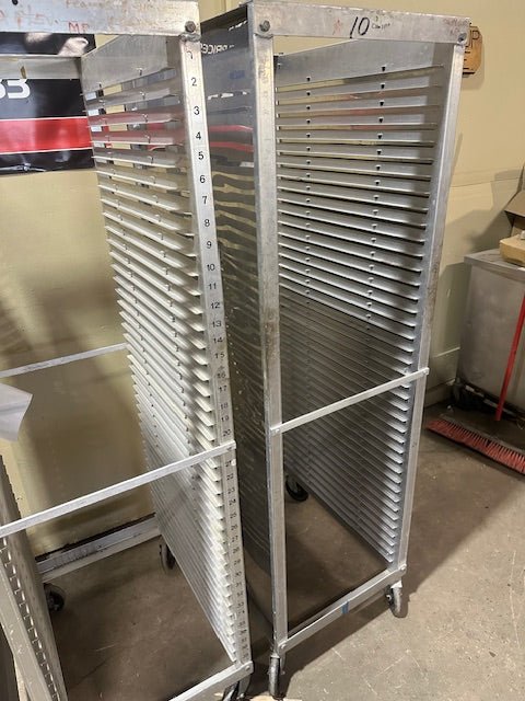 Seco Products NSF Aluminum Mobile Bakery Racks Lot of 4