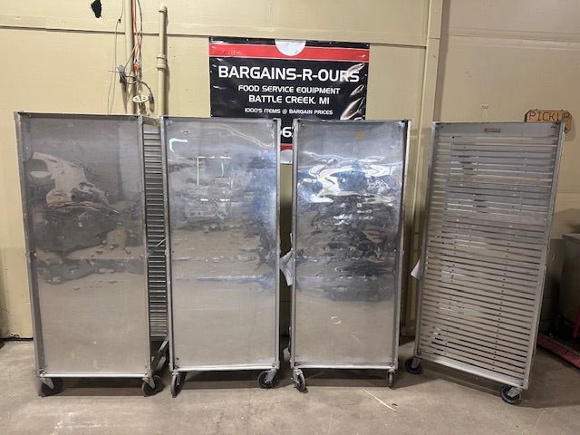 Seco Products NSF Aluminum Mobile Bakery Racks Lot of 4
