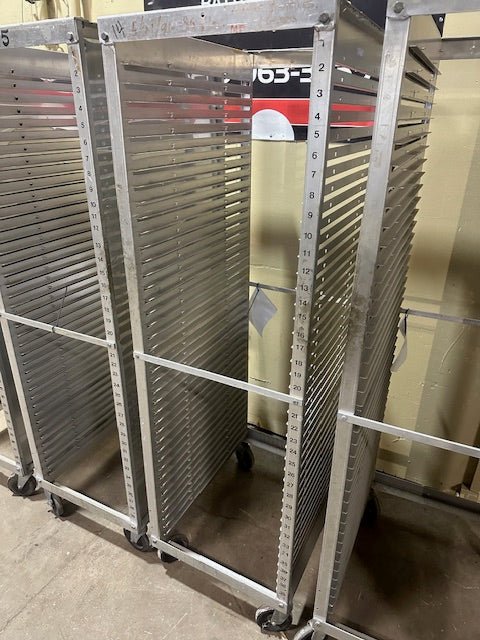 Seco Products NSF Aluminum Mobile Bakery Racks Lot of 4