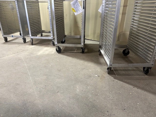 Seco Products NSF Aluminum Mobile Bakery Racks Lot of 4