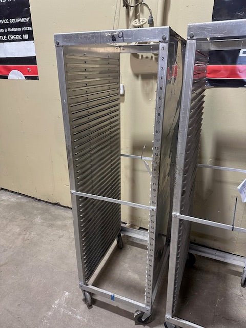 Seco Products NSF Aluminum Mobile Bakery Racks Lot of 4