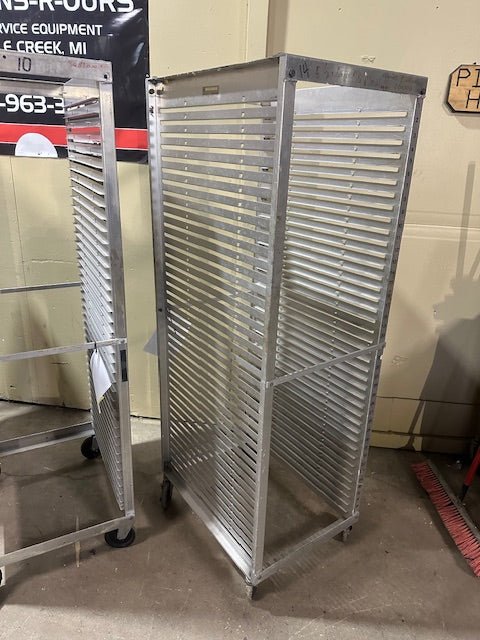 Seco Products NSF Aluminum Mobile Bakery Racks Lot of 4