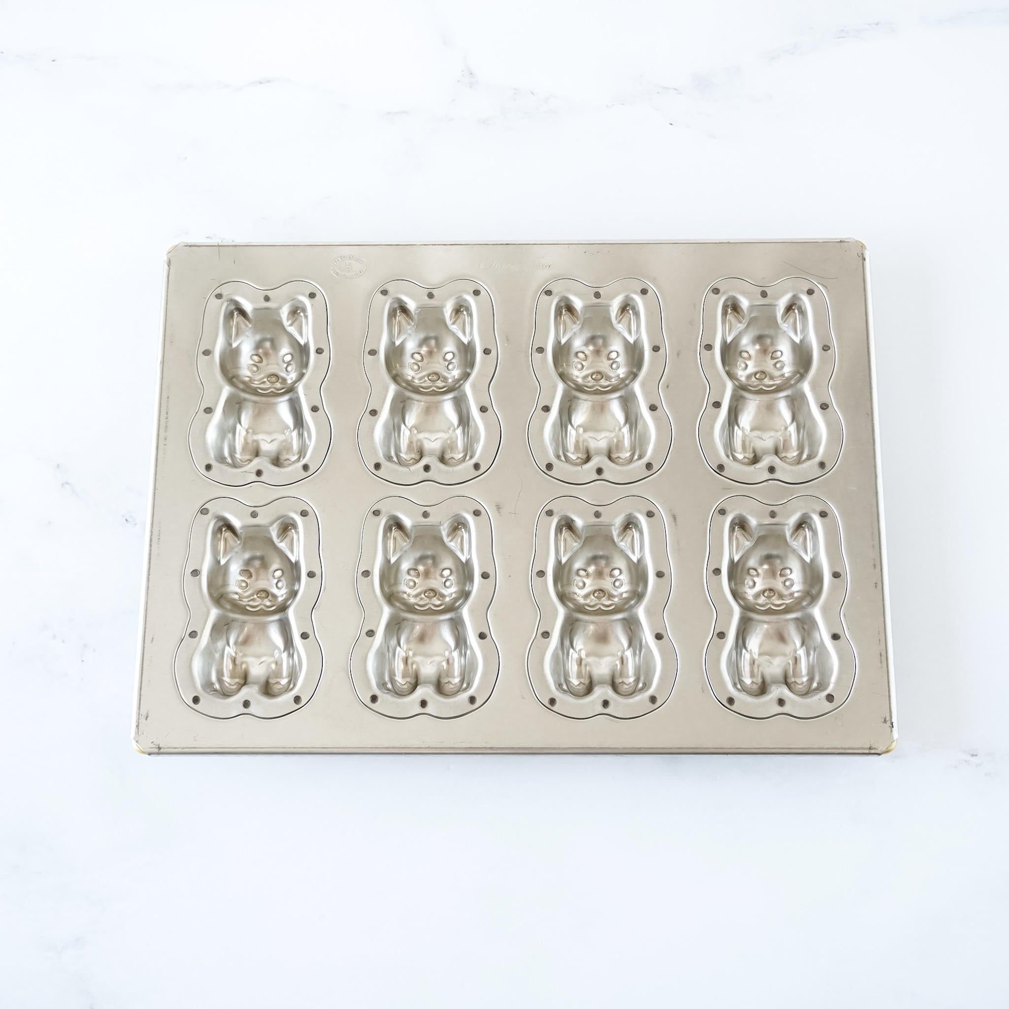 Matsunaga Japan Silicone Coated Shiba Inu Dog Madeleine Baking Pan