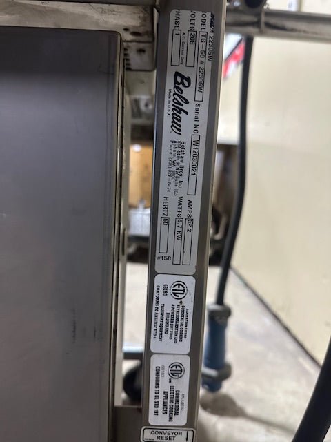 Belshaw Adamatic TG-50 Electric Conveyor Donut Glazer Glazing Table