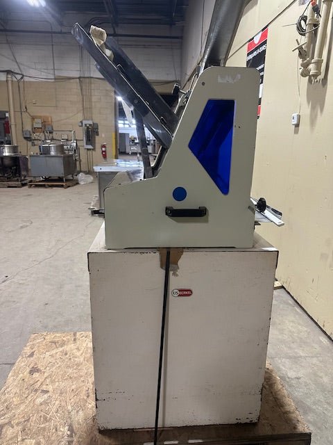 Omcan HL-52006 Commercial Bread Slicer with Floor Stand and Accessories