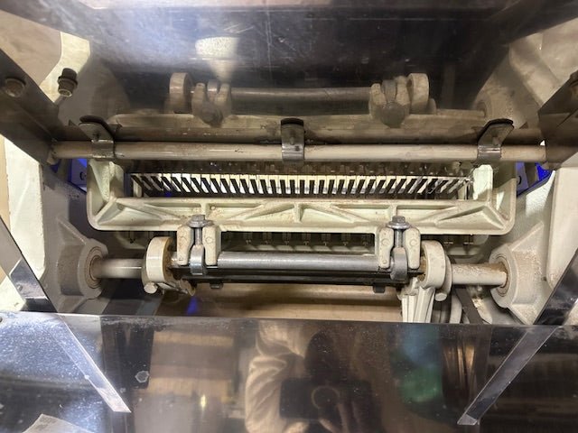 Omcan HL-52006 Commercial Bread Slicer with Floor Stand and Accessories