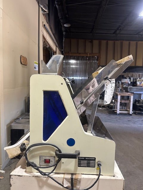 Omcan HL-52006 Professional Electric Bread Slicer with Integrated Floor Stand