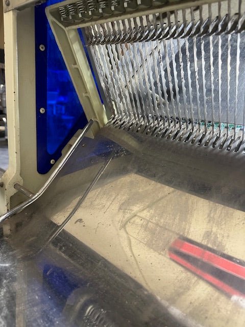 Omcan HL-52006 Commercial Bread Slicer with Floor Stand and Accessories