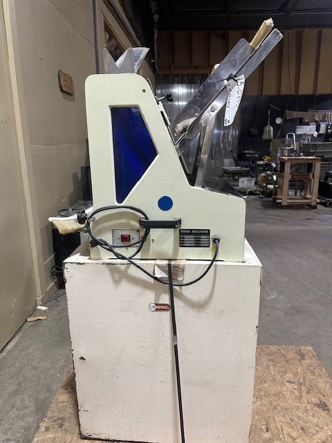 Omcan HL-52006 Professional Electric Bread Slicer with Integrated Floor Stand