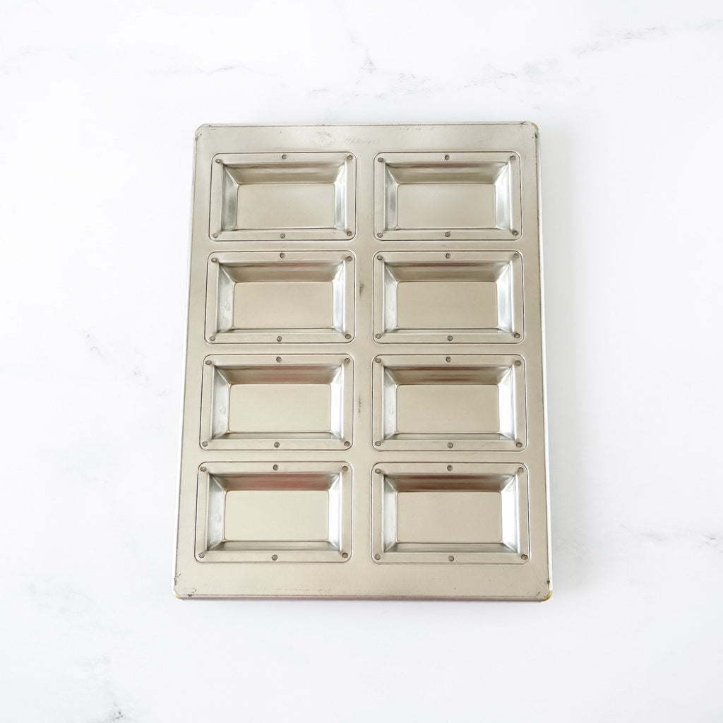 Matsunaga Japan Professional Silicone Coated 8 Cavity Financier Baking Pan