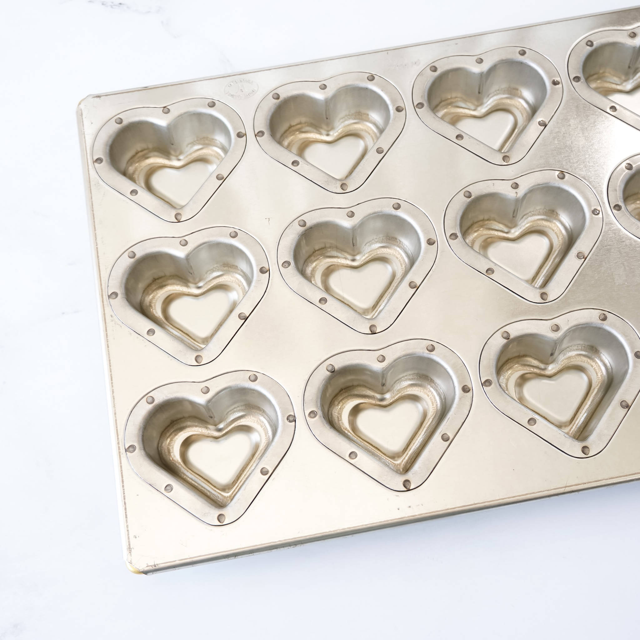 Matsunaga Japan Silicone Coated Double Heart Madeleine Baking Pan