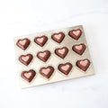 Matsunaga Japan Silicone Coated Double Heart Madeleine Baking Pan
